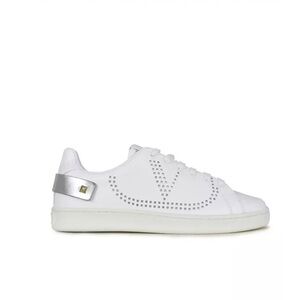 WOMENS VALENTINO BACKNET WHITE SNEAKERS SZ 38